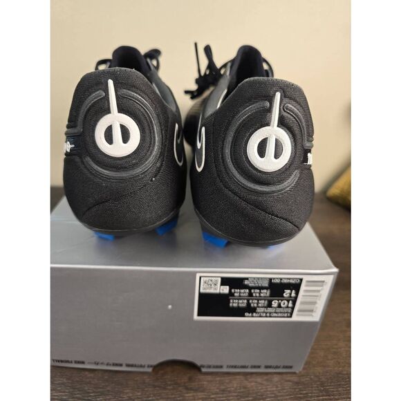 Nike Tiempo Legend 9 Elite FG Black Blue Soccer Cleats Men\'s Size 11.5 main image 4